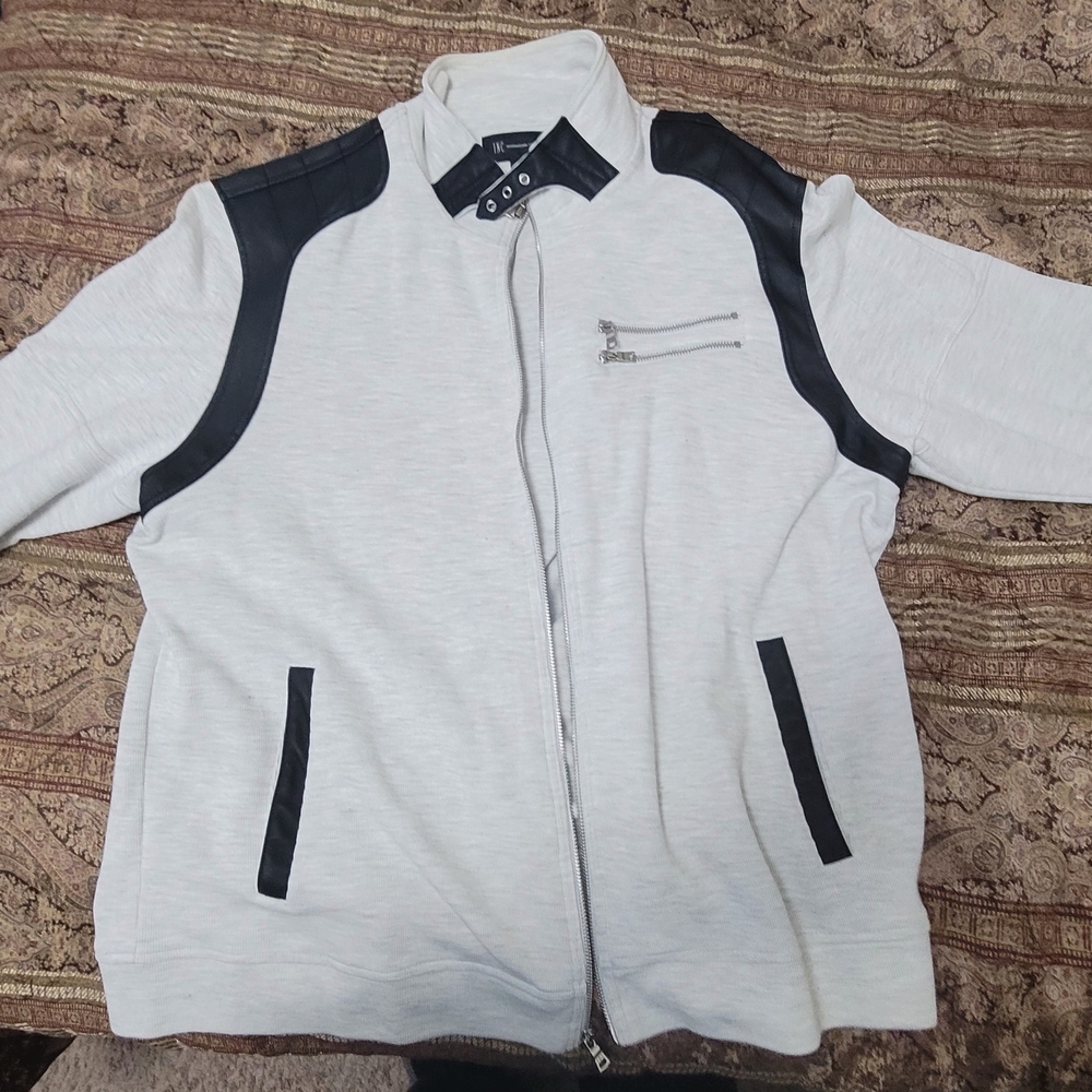 Stylish White and Black Jacket
